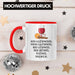 Trendation - Ein Glühwein Tasse Lustig Spruch Glühweinbecher mit Henkel Doppelwandig Glühweintassen Gläser Weihnachtsmarkt Becher Tassen Geschenk - Ein Glühwein Swei Rot Trendation