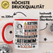 Astronom Geschenk Tasse Lustiger Spruch Erheben Sie Sich Der Astronom Betritt den Raum Rot Trendation