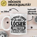 Humor Tasse Geschenk Mit Spruch Du Musst Immer In Beide Löcher Spritzen Kaffee-Becher Weiß Trendation