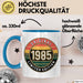 40 Geburtstag Party Tasse Geschenk Lustige Geschenkidee Spruch Original 1985 Limitierte Edition Blau Trendation