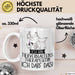 Geschenk für Tierverhaltenstherapeutin Tasse Lustige Geschenkidee Geburtstag Ich Bin Tierverhaltenstherapeutin Ich Darf Das Weiß Trendation