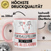 Fußballspielerin Geschenk Tasse Becher Die Frau Die Allen Kann Geschenkidee für eine Fußballspielerin Lustig Rosa Trendation