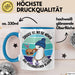 Nordsee Tasse Geschenk Zuhause Ist Wo Die Möwen Das Fischbrötchen Klauen Geschenkidee Sylt Norderney Blau Trendation
