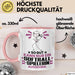 Softballspielerin Geschenk Tasse So Gut Kann Nur Ein Softballspielerin Aussehen Geschenkidee Kaffee-Becher Rosa Trendation