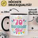 70. Geburtstag Tasse Frauen Mädchen Geschenkidee Lustig 70 Birthday Girl Lustiger Spruch Mutter Mama Oma Trendation