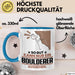 Boulderer Geschenk Tasse So Gut Kann Nur Ein Boulderer Aussehen Geschenkidee Kaffee-Becher Blau Trendation