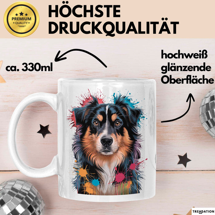 Appenzeller Sennenhund Hund Tasse Geschenk Lustige Geschenkidee Spruch Weiß Trendation