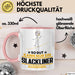 Slackliner Geschenk Tasse So Gut Kann Nur Ein Slackliner Aussehen Geschenkidee Kaffee-Becher Rosa Trendation