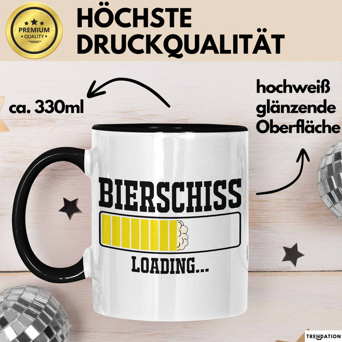 Bierschiss Loading Tasse Geschenk Der Morgen Danach Trendation