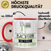 Bäckerin Geschenk Tasse Becher Die Frau Die Allen Kann Geschenkidee für eine Bäckerin Lustig Rot Trendation