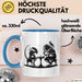 Alien vs. Predator Tasse Geschenk Lustige Geschenkidee Blau Trendation