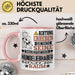 Hundeliebhaber Geschenk Tasse Lustiger Spruch Erheben Sie Sich Der Hundeliebhaber Betritt den Raum Rosa Trendation