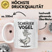 Sarkastischer Vogel Tasse Geschenk Lustige Geschenkidee Spruch Schräger Vogel Weiß Trendation
