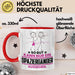 Spaziergänger Geschenk Tasse So Gut Kann Nur Ein Spaziergänger Aussehen Geschenkidee Kaffee-Becher Rot Trendation