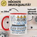 Klassik-Enthusiastin Tasse Geschenk Lustig Abstand Halten Hochleistungs-Klassik-Enthusiastin Mit Drang Zur Perfektion Bei Der Arbeit Rot Trendation