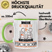 Psychologin Tasse Geschenk Becher Stark Attraktiv Furchtlos Psychologin Lustige Geschenkidee Grün Trendation