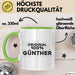 Guenther Tasse Original 100% Guenther Geschenk Grün Trendation