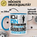 Hotelkaufmann Ausbildung Tasse Geschenk Ich Bin Hotelkaufmann In Der Ausbildung Ich Darf Das Geschenkidee Spruch Blau Trendation