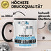 Modellbahnfan Geschenk Tasse So Gut Kann Nur Ein Modellbahnfan Aussehen Geschenkidee Kaffee-Becher Schwarz Trendation