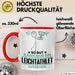 Leichtathlet Geschenk Tasse So Gut Kann Nur Ein Leichtathlet Aussehen Geschenkidee Kaffee-Becher Rot Trendation