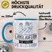 Langläuferin Geschenk Tasse Becher Die Frau Die Allen Kann Geschenkidee für eine Langläuferin Lustig Blau Trendation