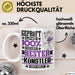 Künstler Geschenk Lustiger Spruch für Künstler Geschenkidee Bester Künstler Der Welt Weiß Trendation