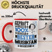 Musikfan Geschenk Lustiger Spruch für Musikfan Geschenkidee Bester Musikfan Der Welt Rot Trendation