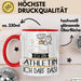 Geschenk für Athletin Tasse Lustige Geschenkidee Geburtstag Ich Bin Athletin Ich Darf Das Rot Trendation