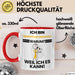 Tierphysiotherapeut Geschenk Tasse Lustiger Spruch Ich Bin Tierphysiotherapeut Warum Weil Ich Es Kann Geschenkidee Bester Tierphysiotherapeut Geburtstag Kaffee-Becher Rot Trendation