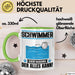 Schwimmer Tasse Geschenk für Schwimmer Der Mann Der Alles Kann Geschenkidee zum Geburtstag Grün Trendation