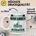 Mountainbiker Tasse Geschenk für Mountainbiker Geburtstag Lustiger Spruch Kaffee-Becher Was Ist Deine Superkraft Weiß Trendation
