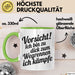 Lustige Tasse Geschenk Zu Dick Zum Wegrennen Ich Kaempfe Geschenkidee Humor Grün Trendation