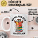 Buchleser Eule Lesen Tasse Geschenk Lustige Geschenkidee Spruch Nur Noch Ein Buch Versprochen Weiß Trendation