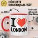 England London Tasse Geschenk Lustige Geschenkidee Spruch Ich Liebe London Rot Trendation