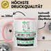 Curling-Spielerin Weil Es Keinen Schöneren Beruf Gibt Tasse Geschenk für Eine Curling-Spielerin Lustig Rosa Trendation
