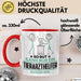 Tierarzthelfer Geschenk Tasse So Gut Kann Nur Ein Tierarzthelfer Aussehen Geschenkidee Kaffee-Becher Rot Trendation