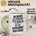 Gisela Tasse Geschenk Niemand Ist Perfekt Gisela Verdammt Nah Dran Geschenkidee Grün Trendation