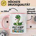 Reptil Schlange Tier Tasse Geschenk Lustige Geschenkidee Spruch Nur Ein Junge Der Schlangen Liebt Rosa Trendation