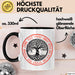 Keltischer Baum des Lebens Tasse Geschenk Geschenkidee Schwarz Trendation