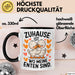 Ente Tier Tasse Geschenk Lustige Geschenkidee Spruch Zuhause Ist Wo Meine Enten Sind Schwarz Trendation