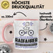 Radfahrer Geschenk Tasse Ich Bin Radfahrer Aber Sag Doch Einfach Superheld Lustige Geschenkdiee für Radfahrer Kaffee-Becher Rosa Trendation