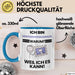 Briefmarkensammler Geschenk Tasse Lustiger Spruch Ich Bin Briefmarkensammler Warum Weil Ich Es Kann Geschenkidee Bester Briefmarkensammler Geburtstag Kaffee-Becher Blau Trendation