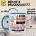 Gitarrenvirtuosin Tasse Geschenk Lustiger Spruch Bitte Erheben Sie Sich Seine Majestät Die Gitarrenvirtuosin Betritt Den Raum Blau Trendation