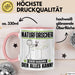 Naturforscher Tasse Geschenk für Naturforscher Der Mann Der Alles Kann Geschenkidee zum Geburtstag Rosa Trendation