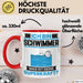 Schwimmer Tasse Geschenk für Schwimmer Geburtstag Lustiger Spruch Kaffee-Becher Was Ist Deine Superkraft Rot Trendation