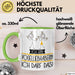 Geschenk für Vogelliebhaberin Tasse Lustige Geschenkidee Geburtstag Ich Bin Vogelliebhaberin Ich Darf Das Grün Trendation