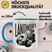 Angehender Landwirt Geschenk Tasse Jungs Bauern Jungen Geschenkidee Kakao-Becher Blau Trendation