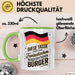 Fantastischer Neuer Deutscher Bürger Tasse Geschenkidee Grün Trendation
