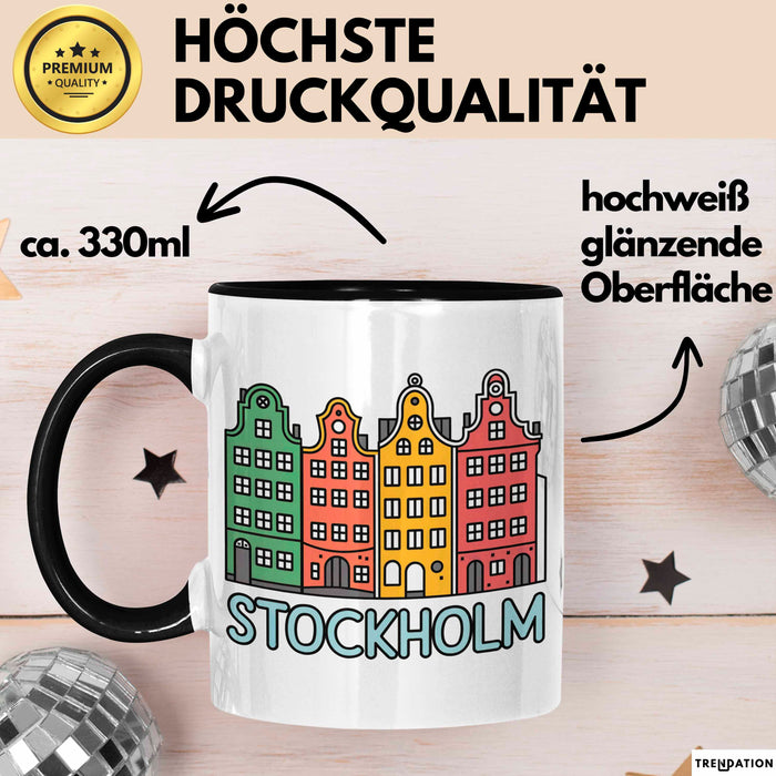 Stockholm Schweden Skandinavien Schwedisch Tasse Geschenk Lustige Geschenkidee Spruch Trendation