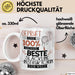 Beste Slackline-Instruktorin Der Welt Tasse Geschenk für Eine Slackline-Instruktorin Geprüft Und Sicher Geschenkidee Geburtstag Weihnachten Weiß Trendation